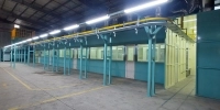 Dây chuyền sơn linh kiện nhựa xe máy
