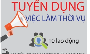 V.N.T Viet Nam tuyển dụng việc làm thời vụ