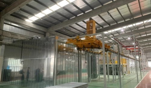 Dây chuyền sơn cửa chống cháy