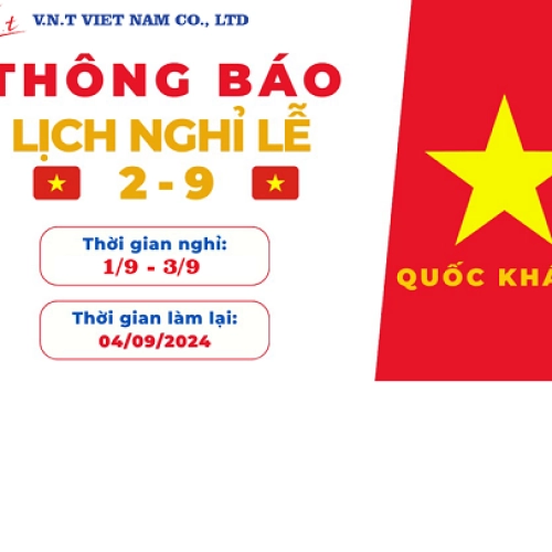 Thông báo nghỉ Lễ Quốc Khánh 2/9